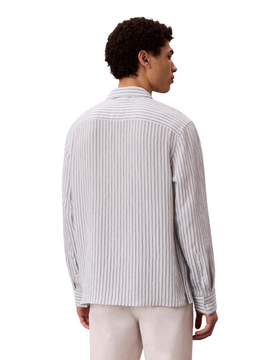 Camisa casual Calvin Klein manga larga para hombre