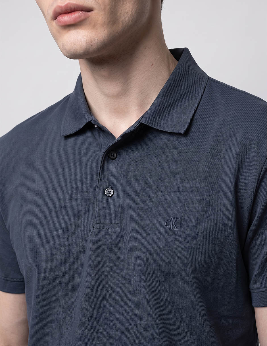 Playera tipo Polo Calvin Klein supima Cotton para hombre 4