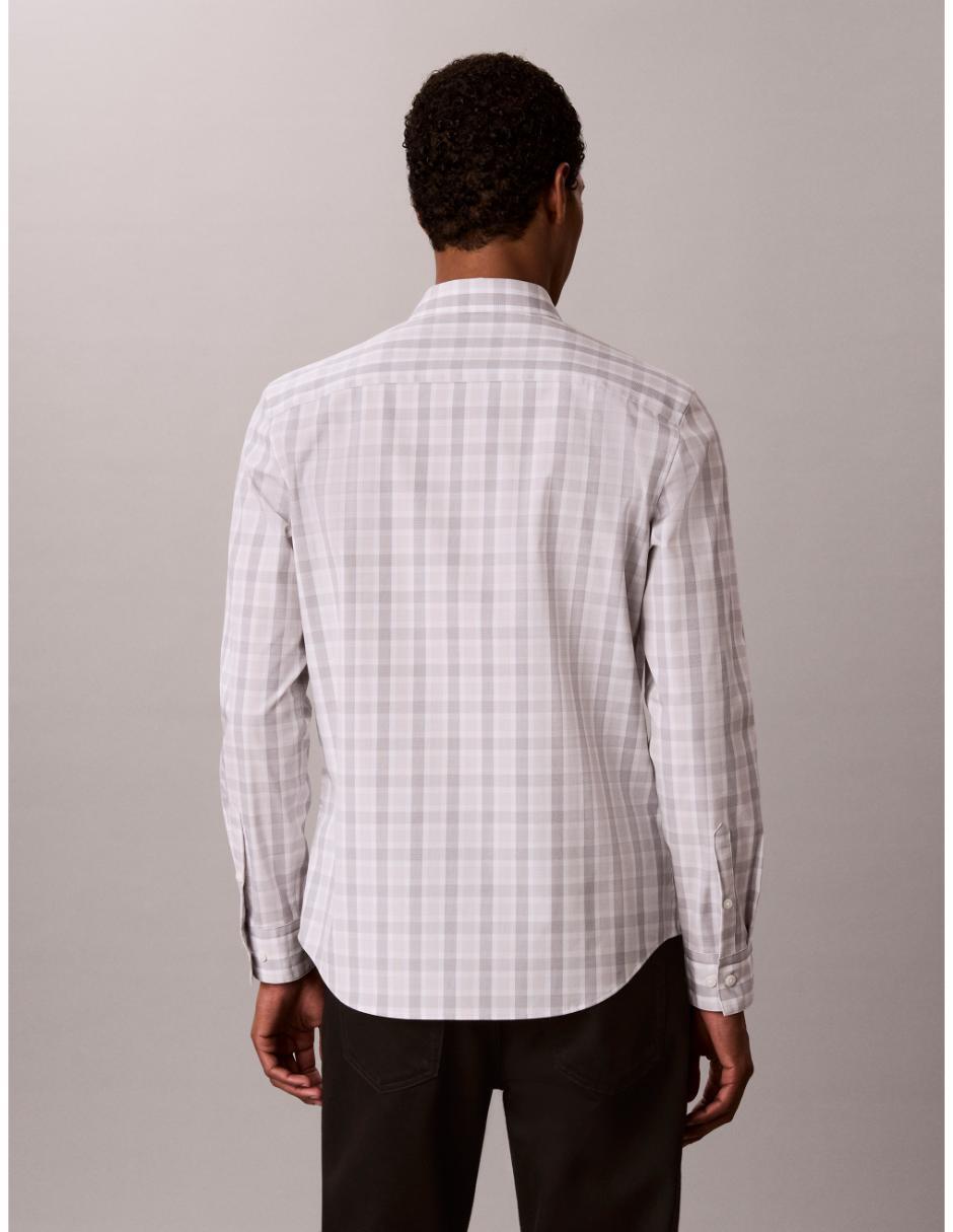 Camisa casual manga larga para hombre 2