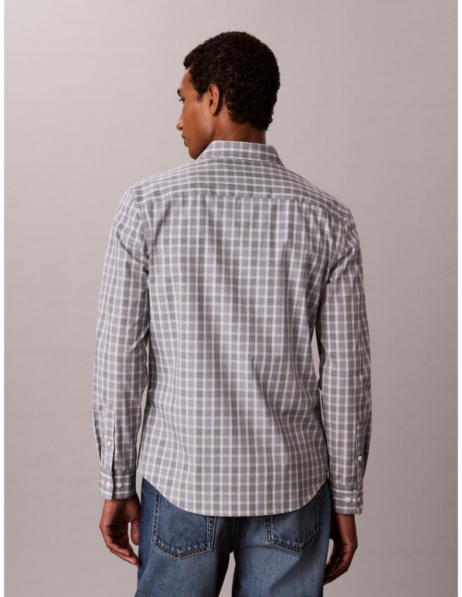 Camisa casual Calvin Klein manga larga para hombre