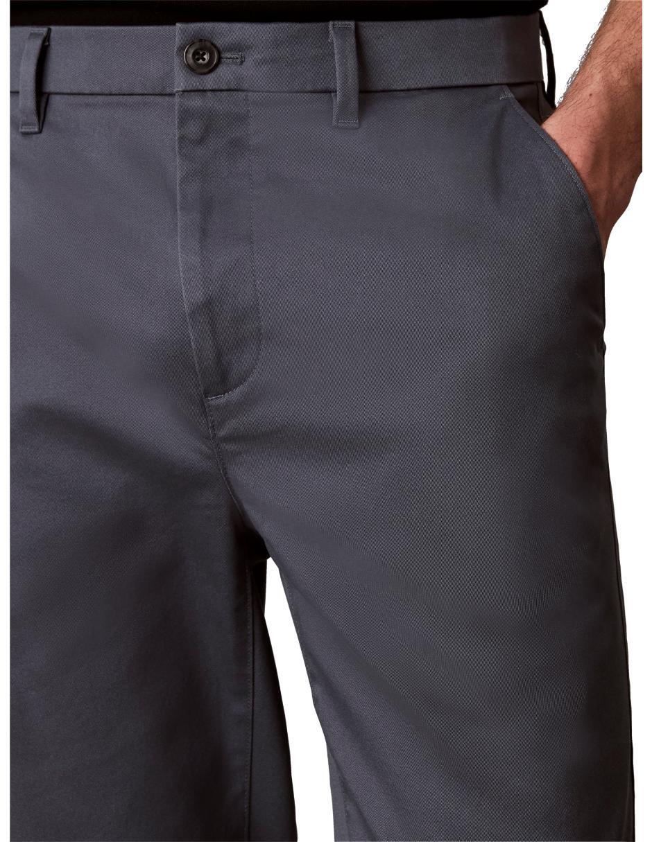 Pantalón chino slim de algodón para hombre 4