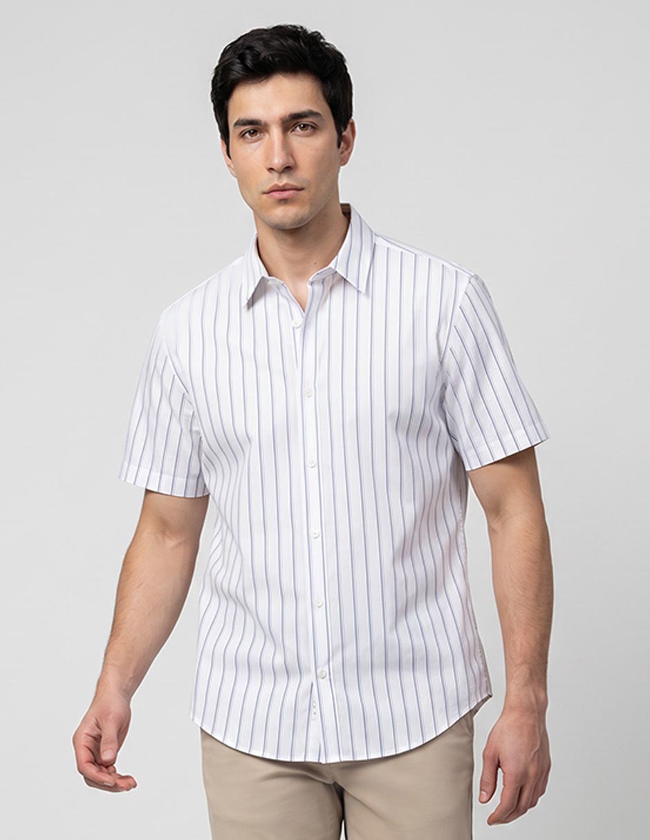 Camisa casual Calvin Klein manga corta para hombre Camisa casual Calvin Klein manga corta para hombre