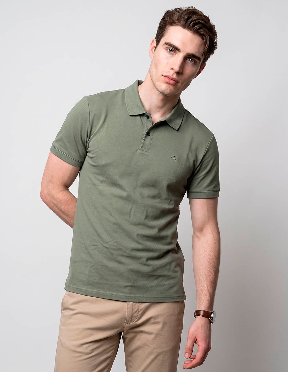 Playera tipo polo/Set playera tipo polo CALVIN KLEIN Pique Polos para hombre Playera tipo polo/Set playera tipo polo CALVIN KLEIN Pique Polos para hombre