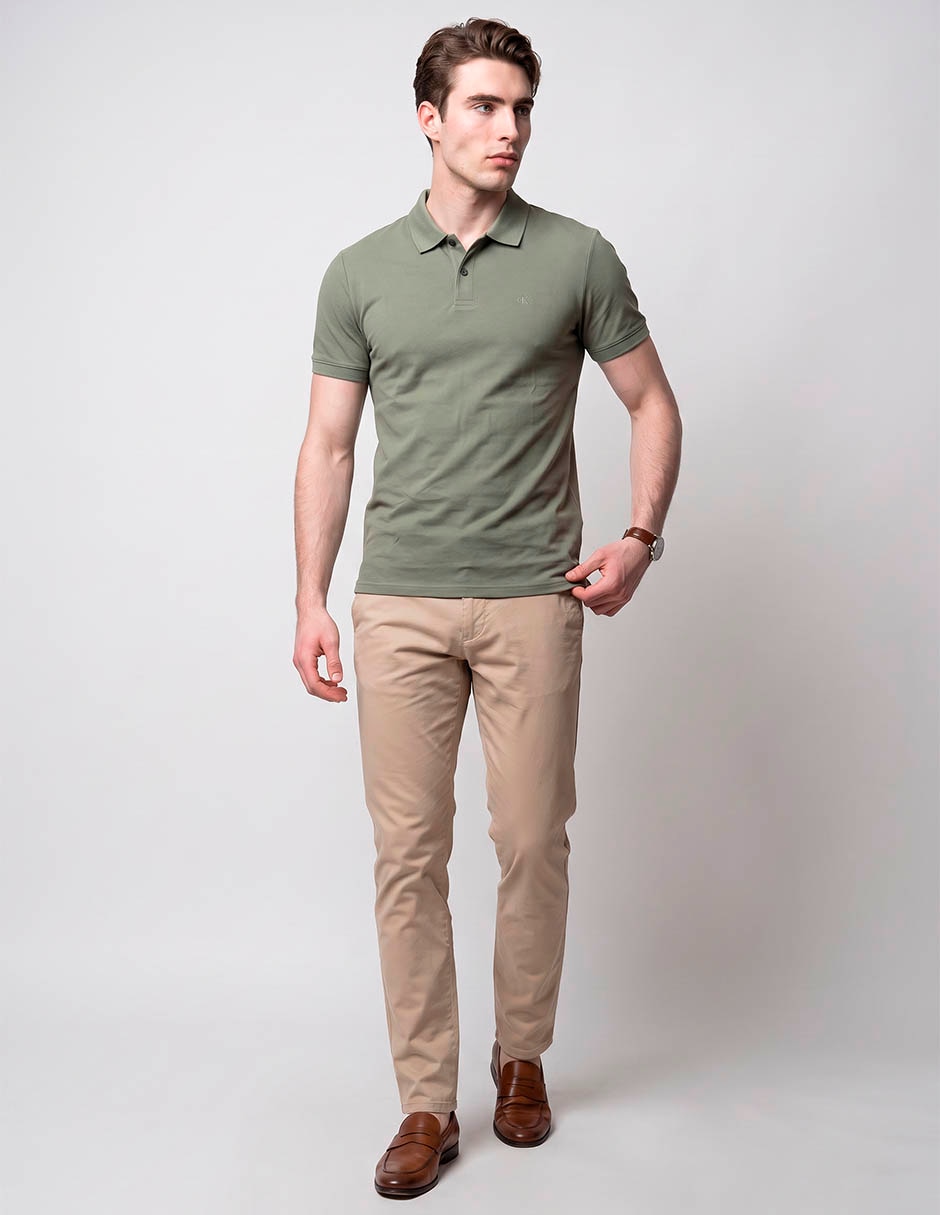 Playera tipo polo/Set playera tipo polo CALVIN KLEIN Pique Polos para hombre 3
