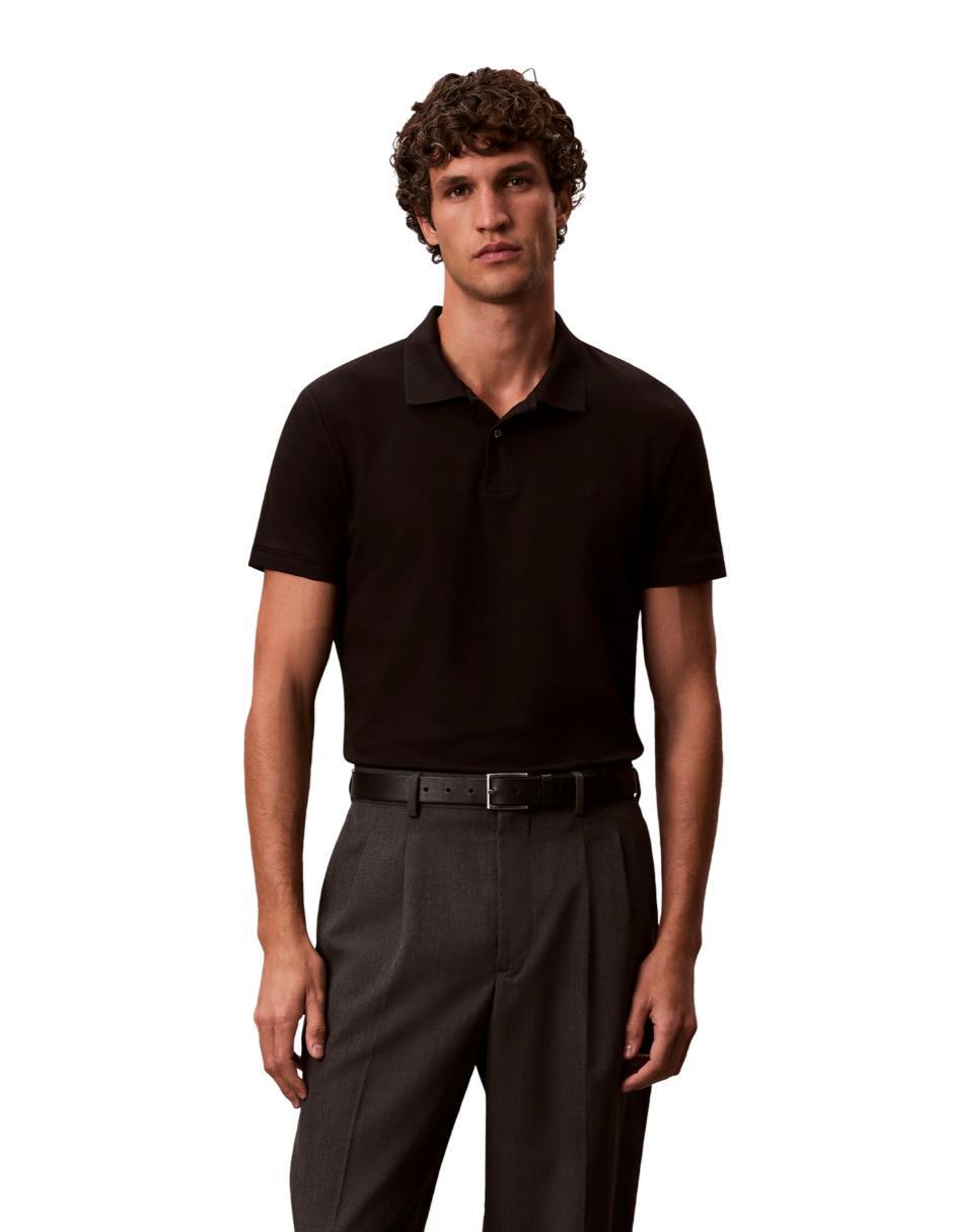 Playera tipo polo pique para hombre
