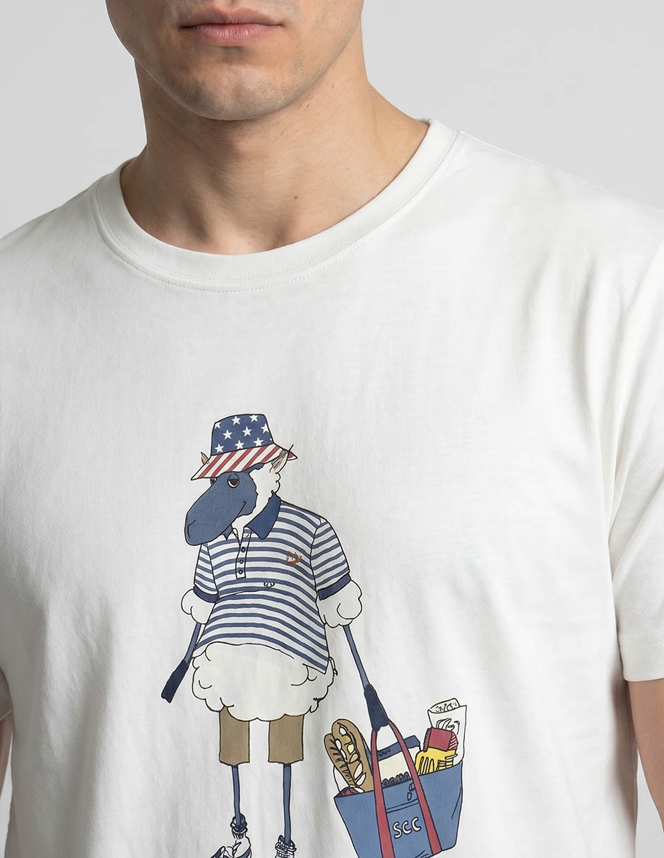 Playera Primavera Verano cuello redondo para hombre 3