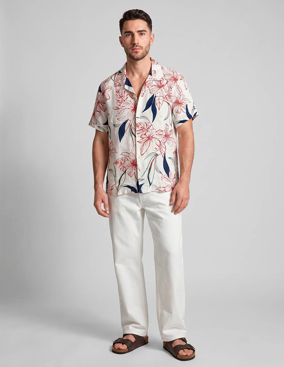 Camisa casual manga corta para hombre 3