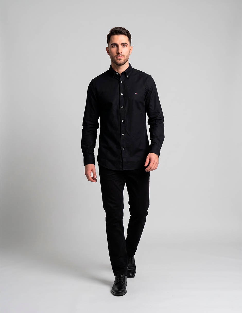 Camisa casual de algodón manga larga para hombre 3
