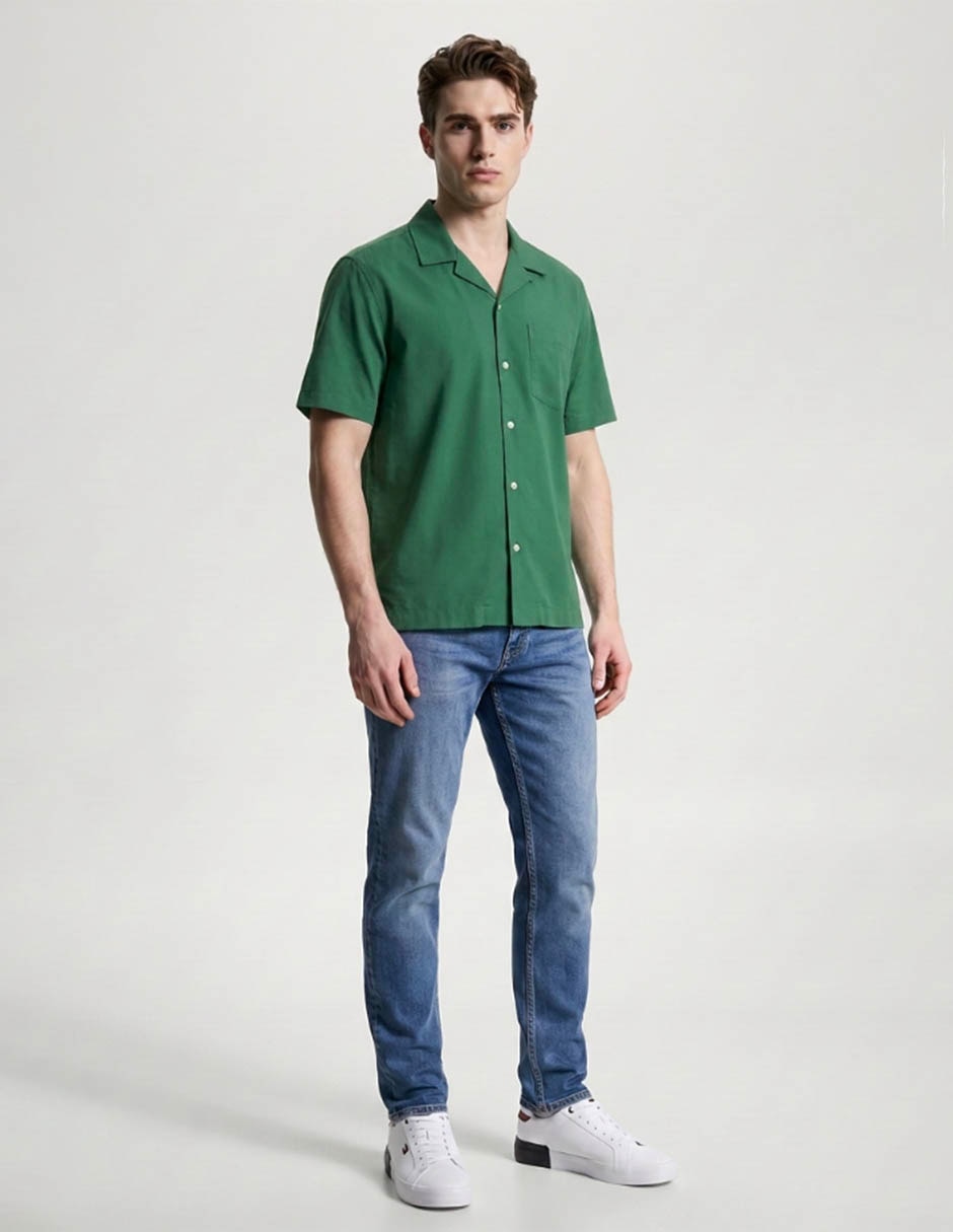 Camisa casual de algodón manga corta para hombre 3