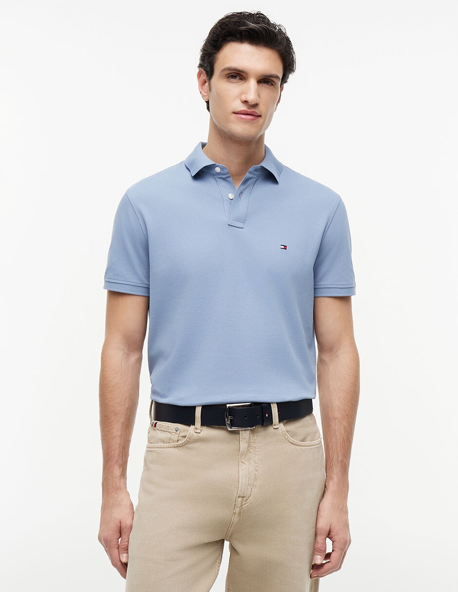 Playera tipo polo core essentials para hombre