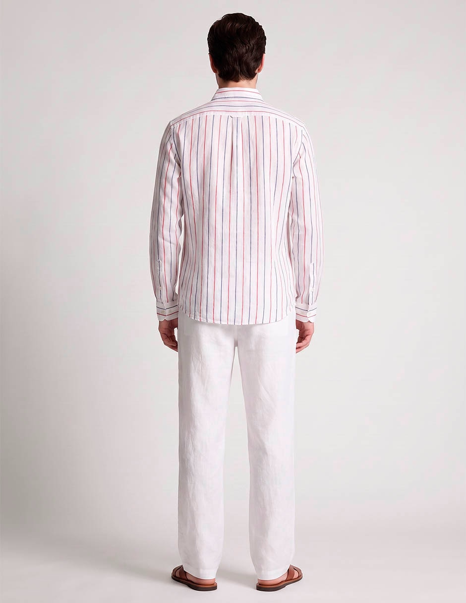 Camisa casual manga larga para hombre 2