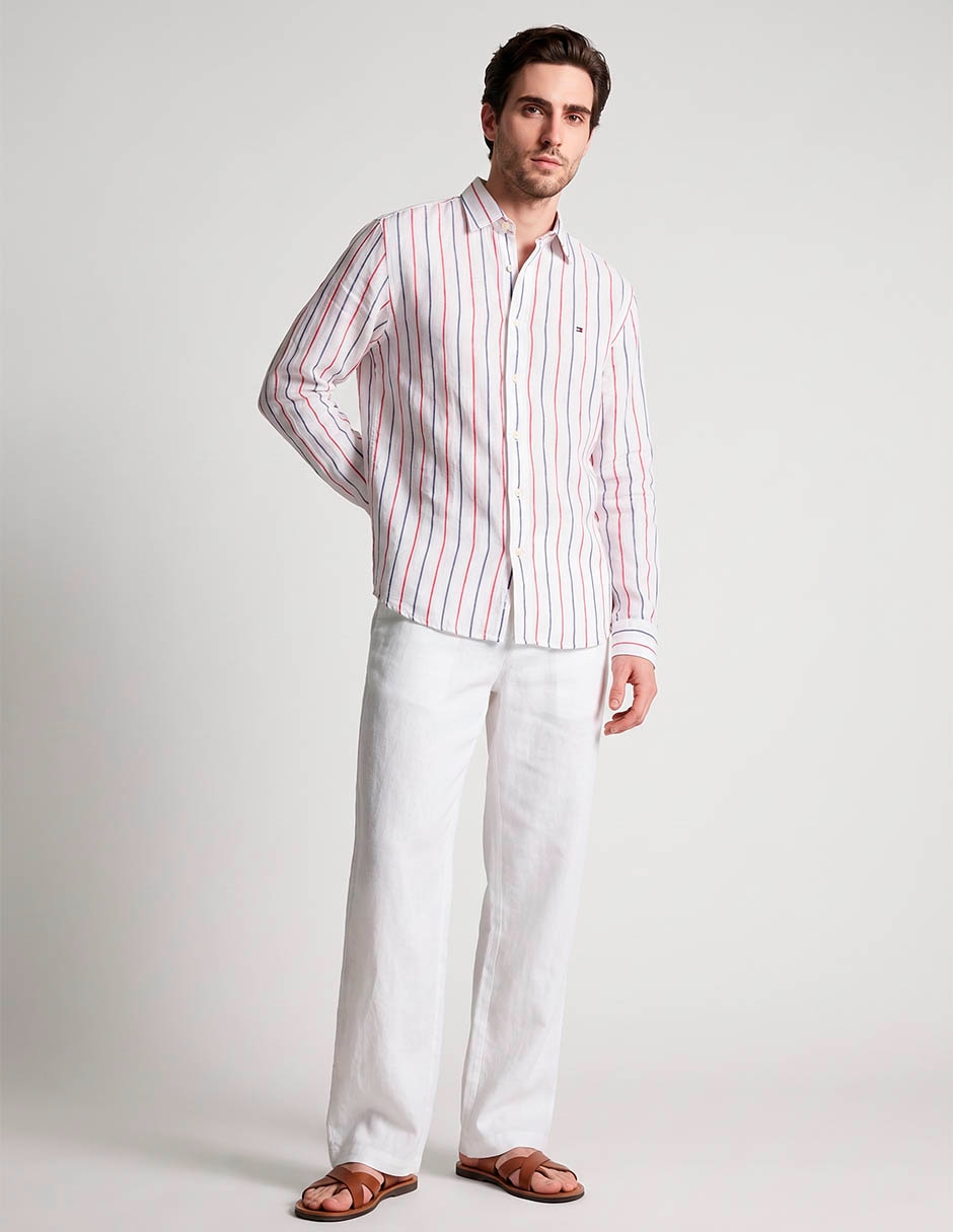 Camisa casual manga larga para hombre 3