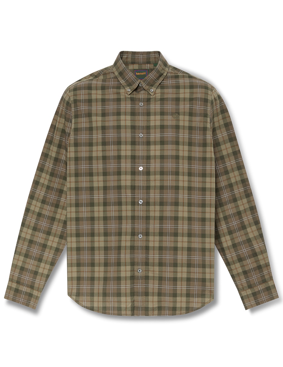 Camisa casual manga larga para hombre 5