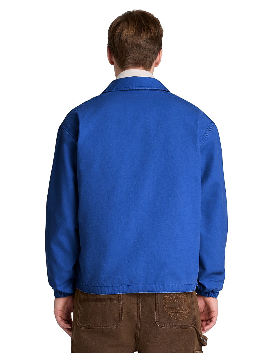 Chamarra casual impermeable con bolsillos para hombre 5