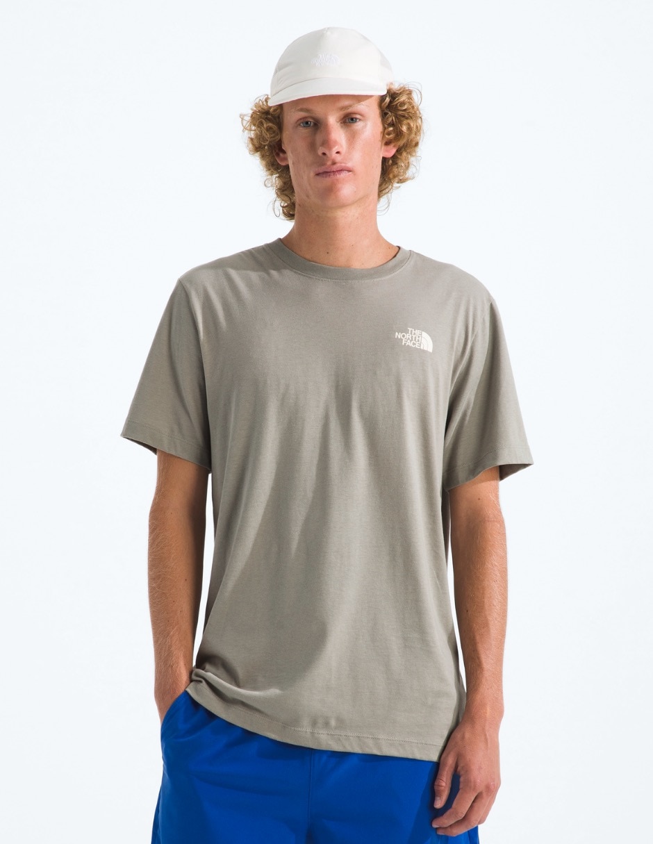 Playera m ideal day regular short sleeve tee tnf cuello redondo para hombre Playera m ideal day regular short sleeve tee tnf cuello redondo para hombre