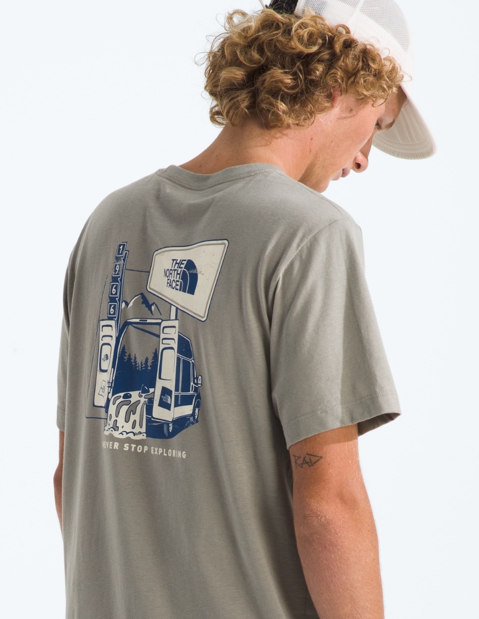 Playera m ideal day regular short sleeve tee tnf cuello redondo para hombre 3