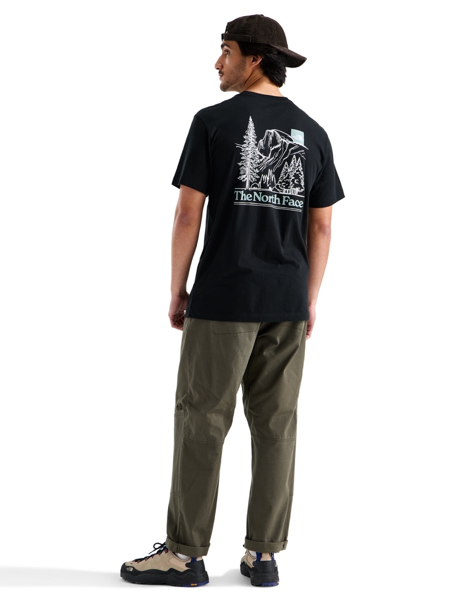 Playera m monte reg ss tee-graphic tnf cuello redondo para hombre 2