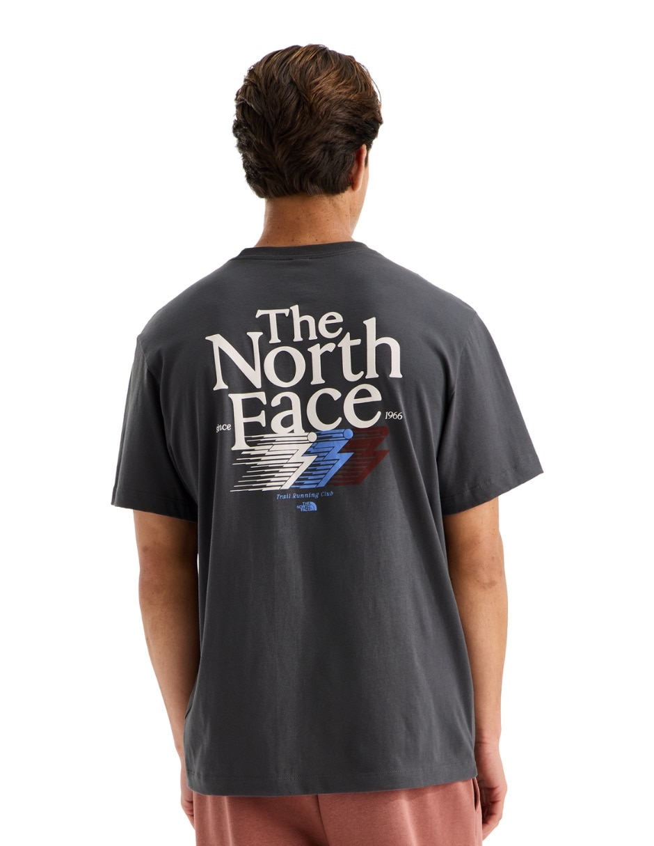 Playera m retro trail rlx ss tee-graphic tnf cuello redondo para hombre 3