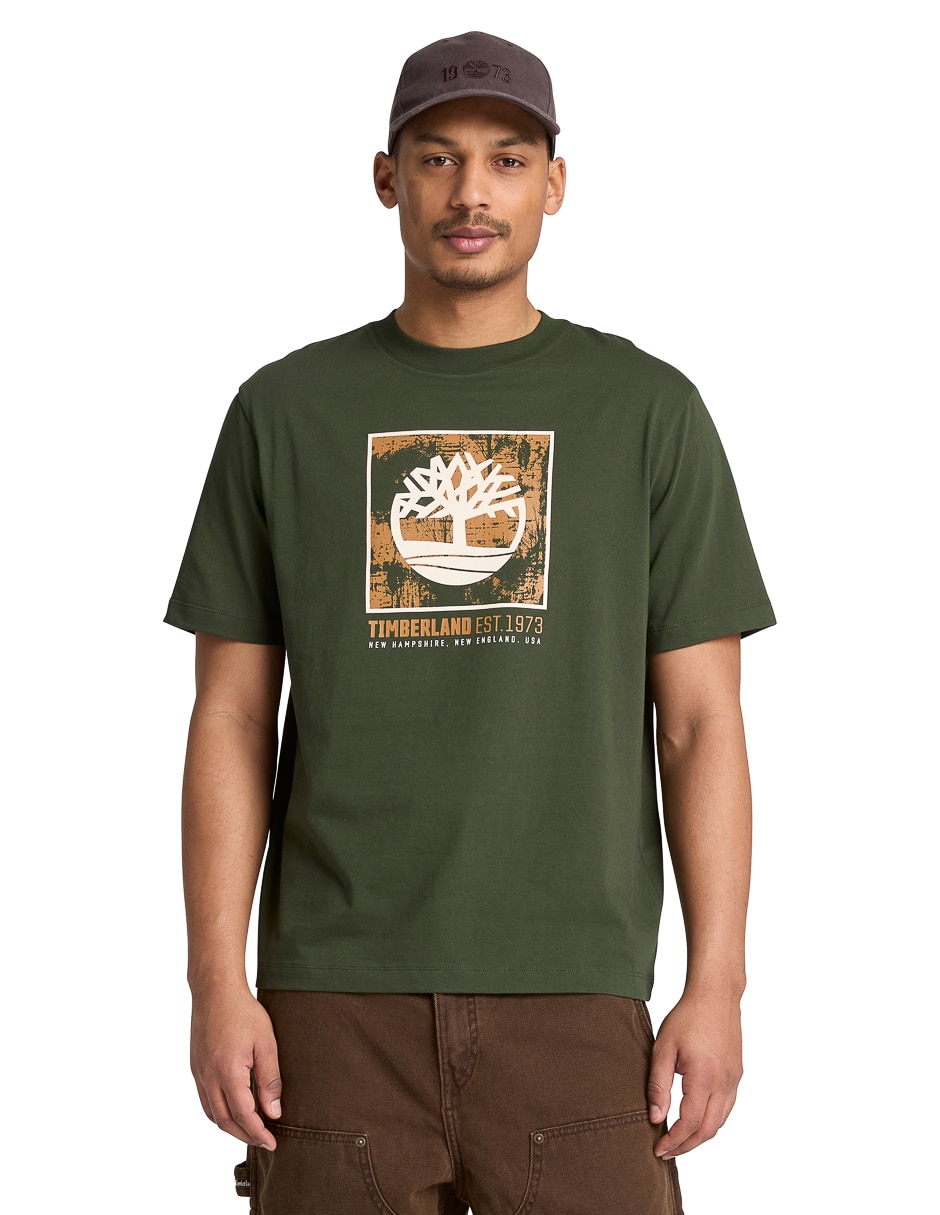 Playera Tee cuello redondo para hombre