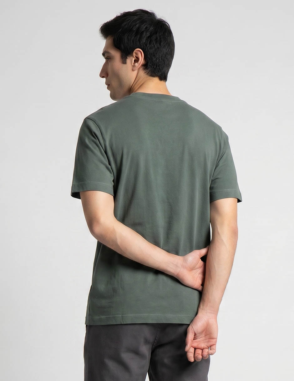 Playera timberland cuello redondo para hombre
