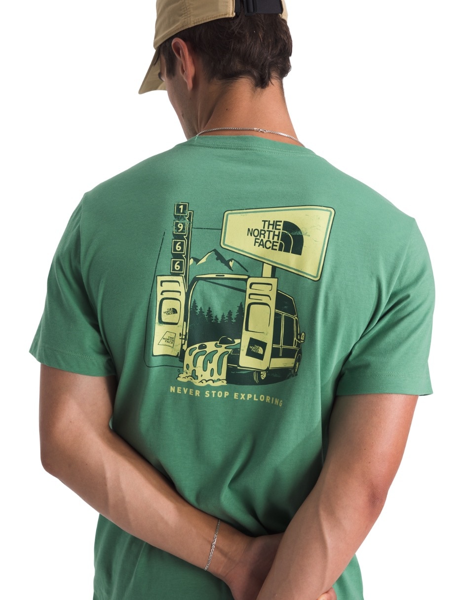 Playera m ideal day regular short sleeve tee tnf cuello redondo para hombre 2