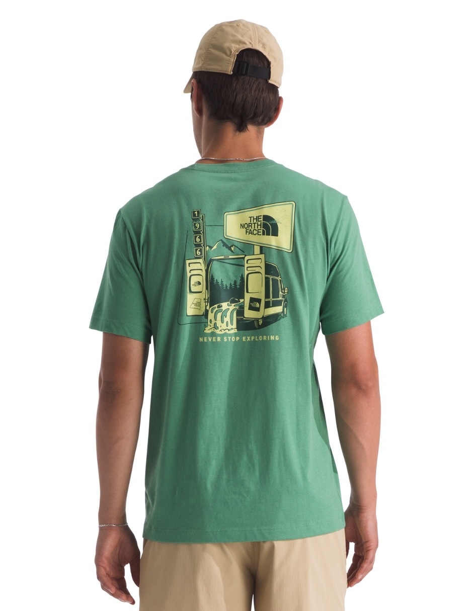 Playera m ideal day regular short sleeve tee tnf cuello redondo para hombre 3
