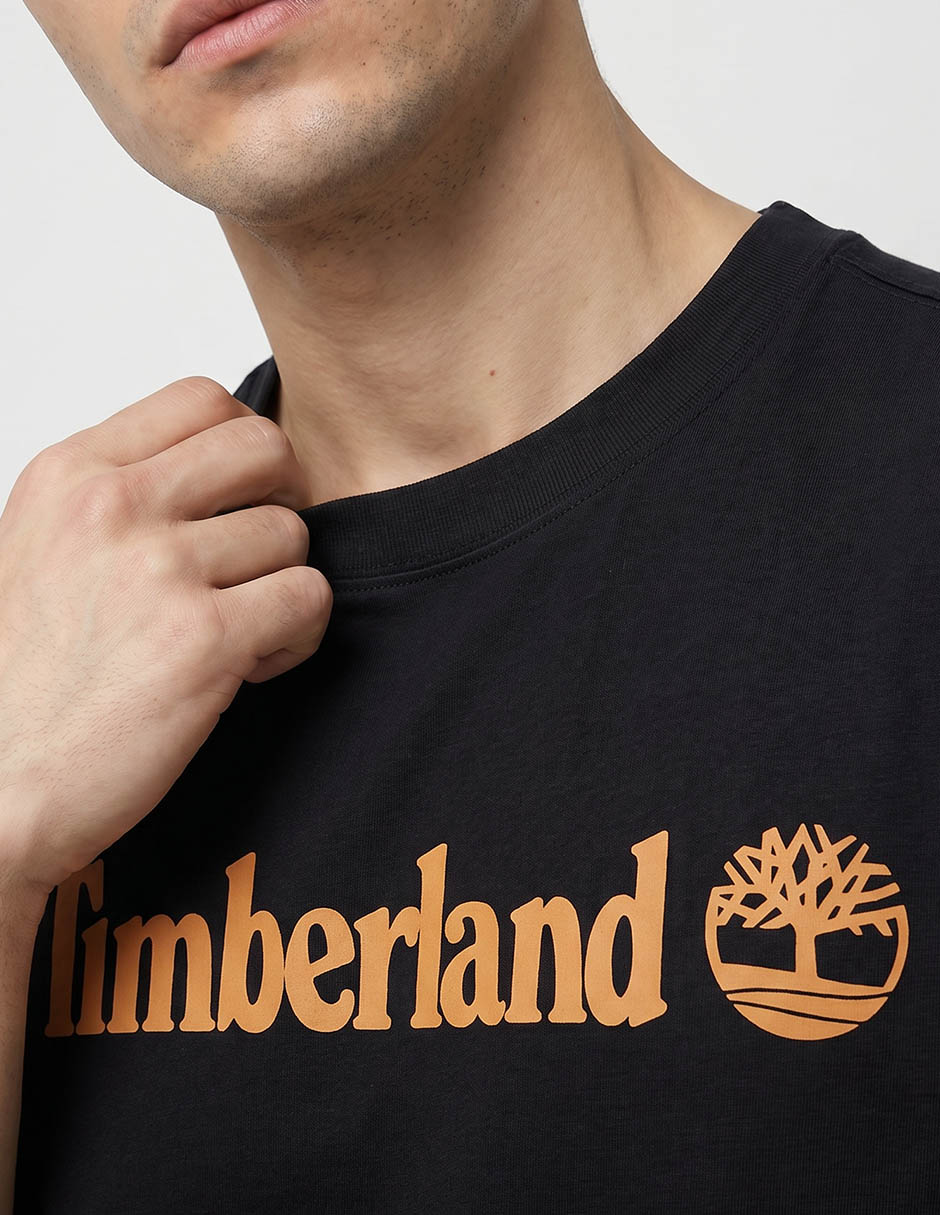 Playera timberland cuello redondo para hombre