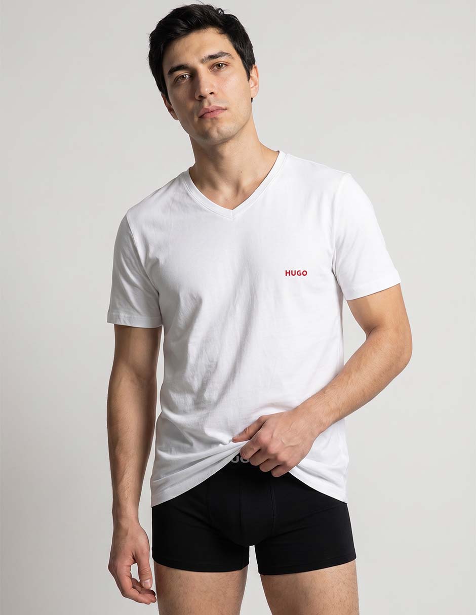 Playera cuello V para hombre