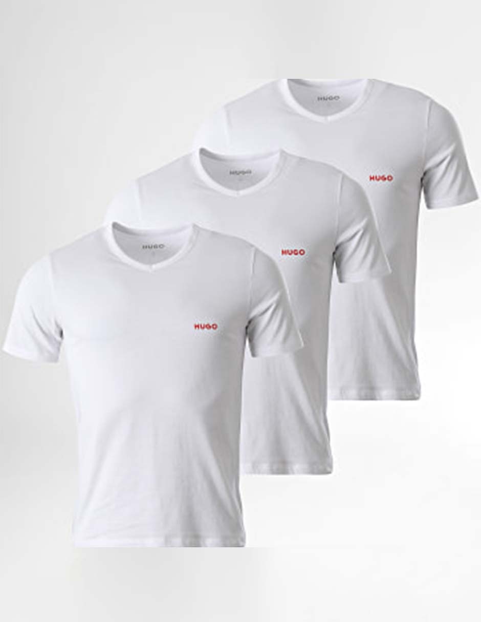 Playera Hugo cuello V para hombre