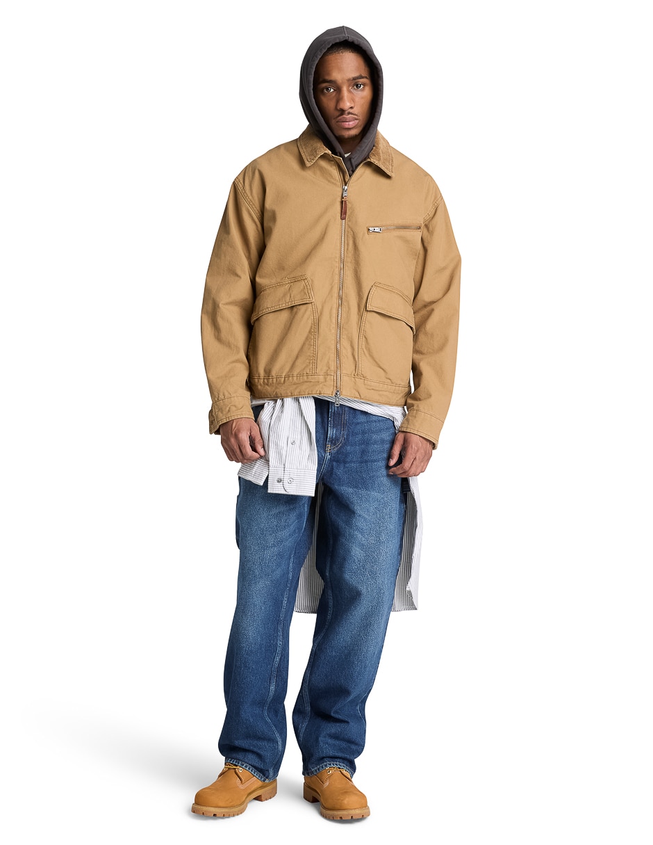 Chamarra casual Strafford impermeable con bolsillos para hombre 2
