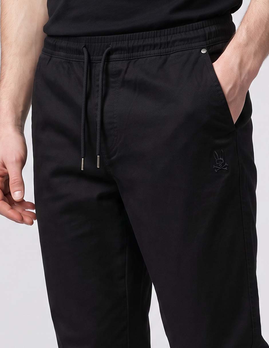 Pantalón casual Pyscho Bunny de algodón para hombre 4