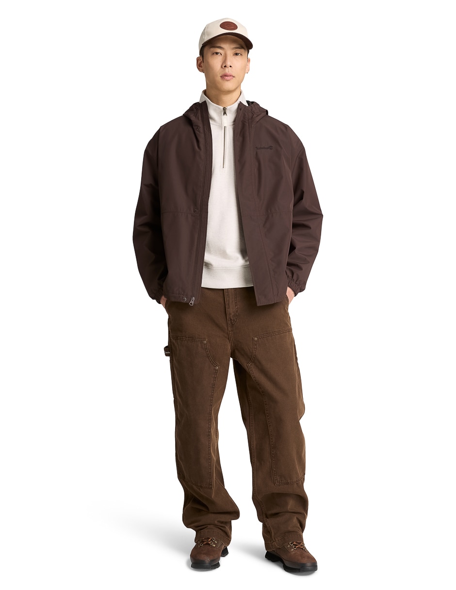 Chamarra casual Timberland impermeable con capucha para hombre