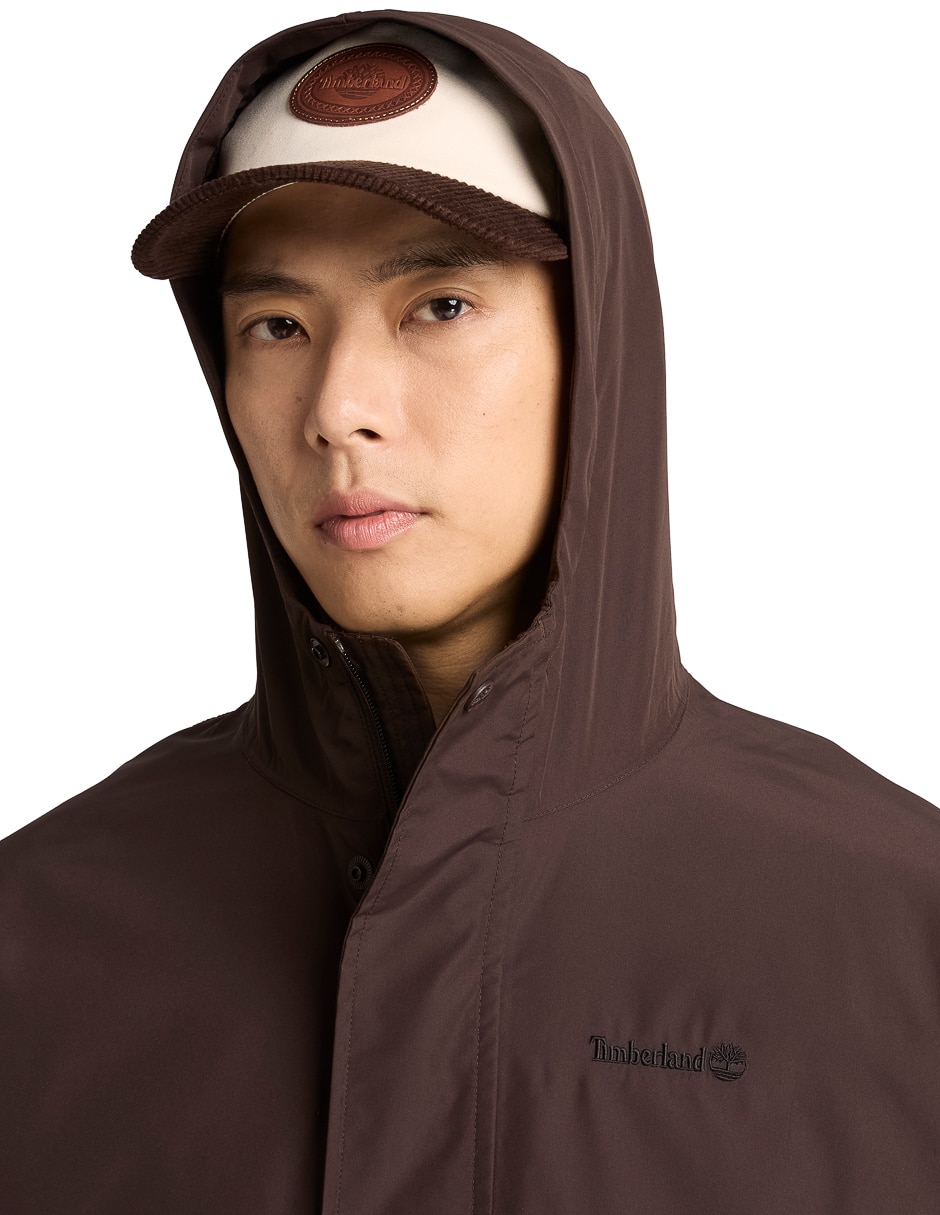 Chamarra casual Timberland impermeable con capucha para hombre