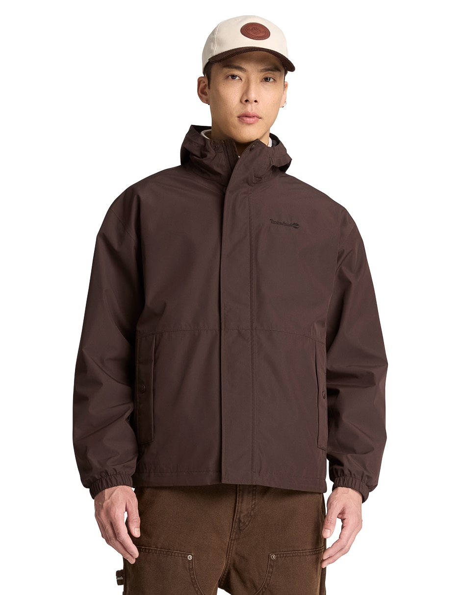 Chamarra casual Timberland impermeable con capucha para hombre
