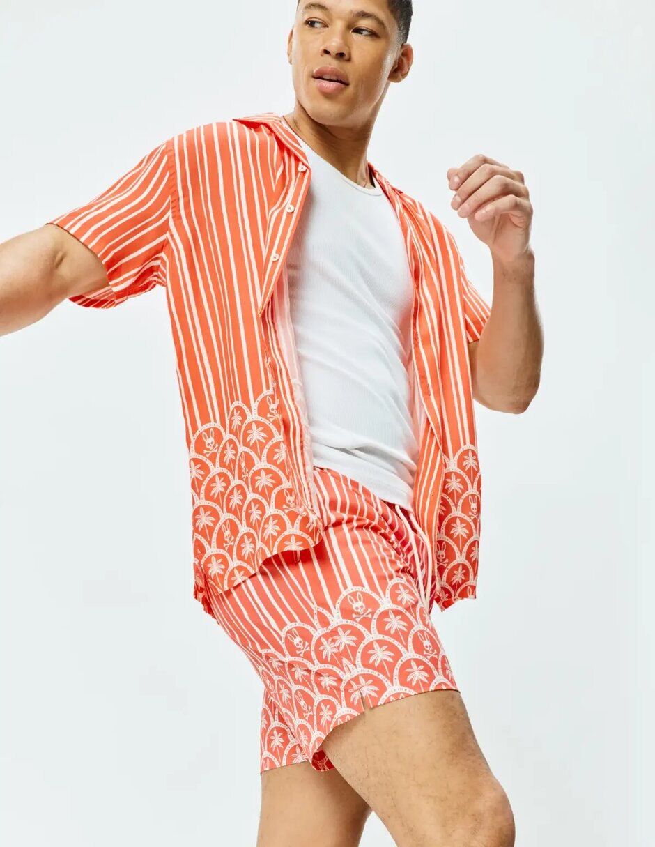 Traje de baño Psycho Bunny con bolsillos para hombre