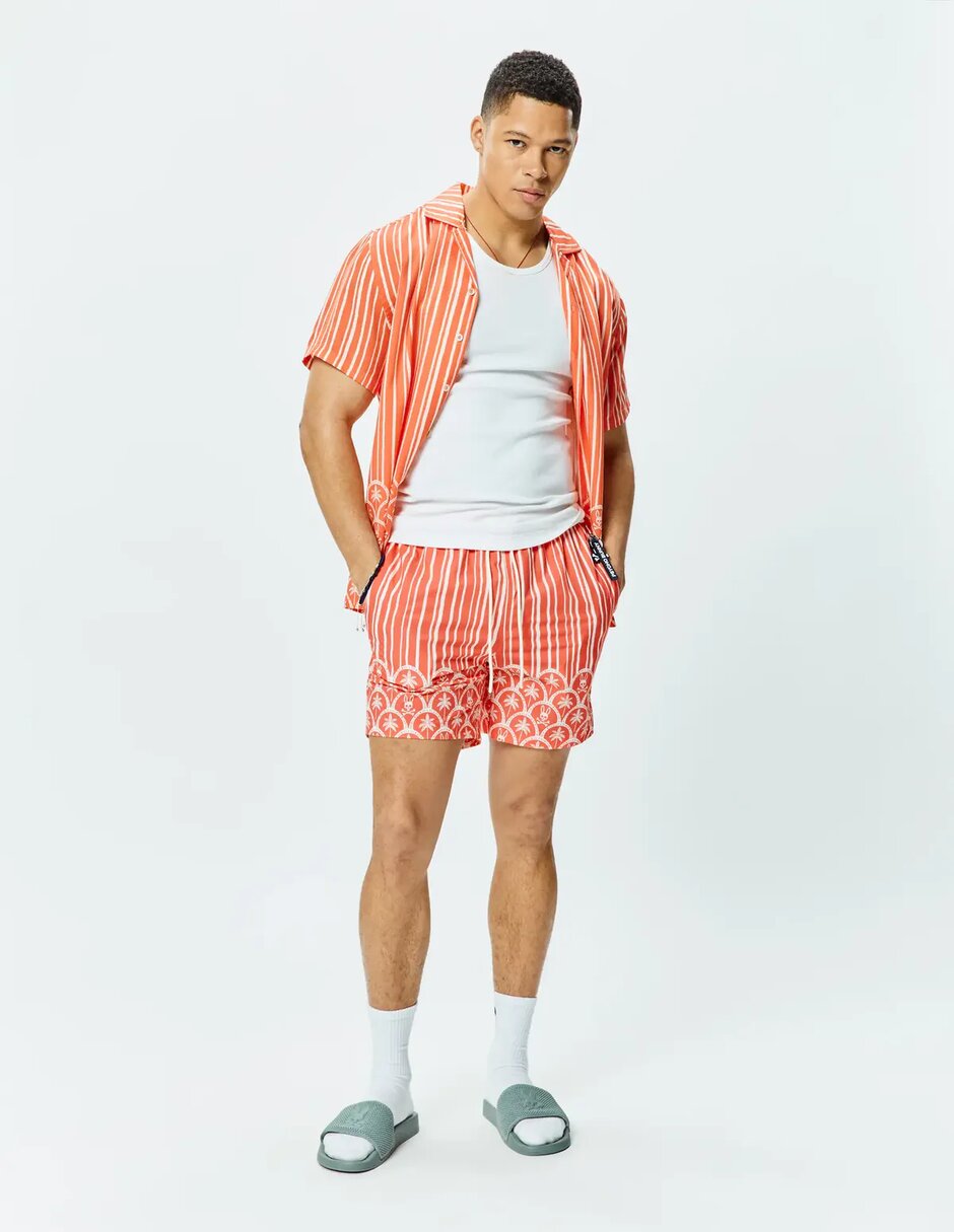Traje de baño Psycho Bunny con bolsillos para hombre