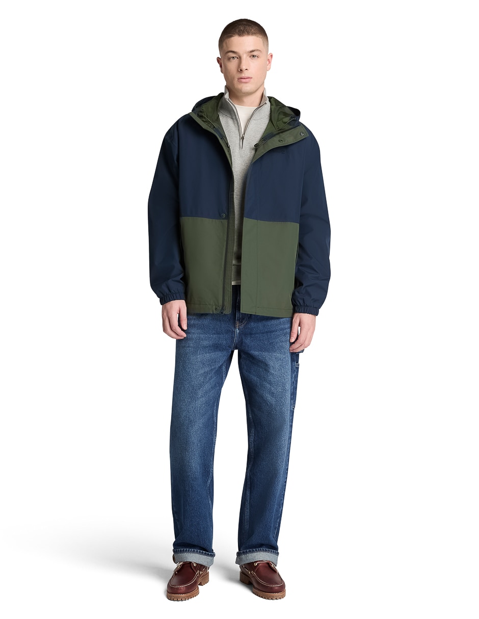 Chamarra casual Timberland impermeable con capucha para hombre