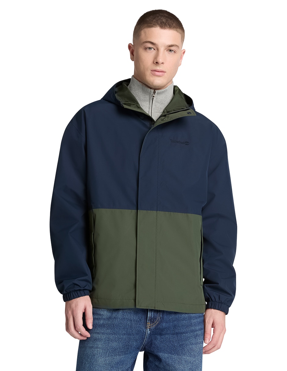 Chamarra casual Timberland impermeable con capucha para hombre