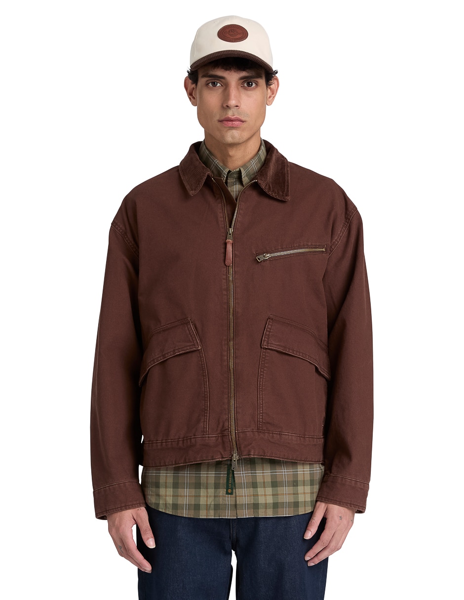 Chamarra casual Strafford impermeable con bolsillos para hombre