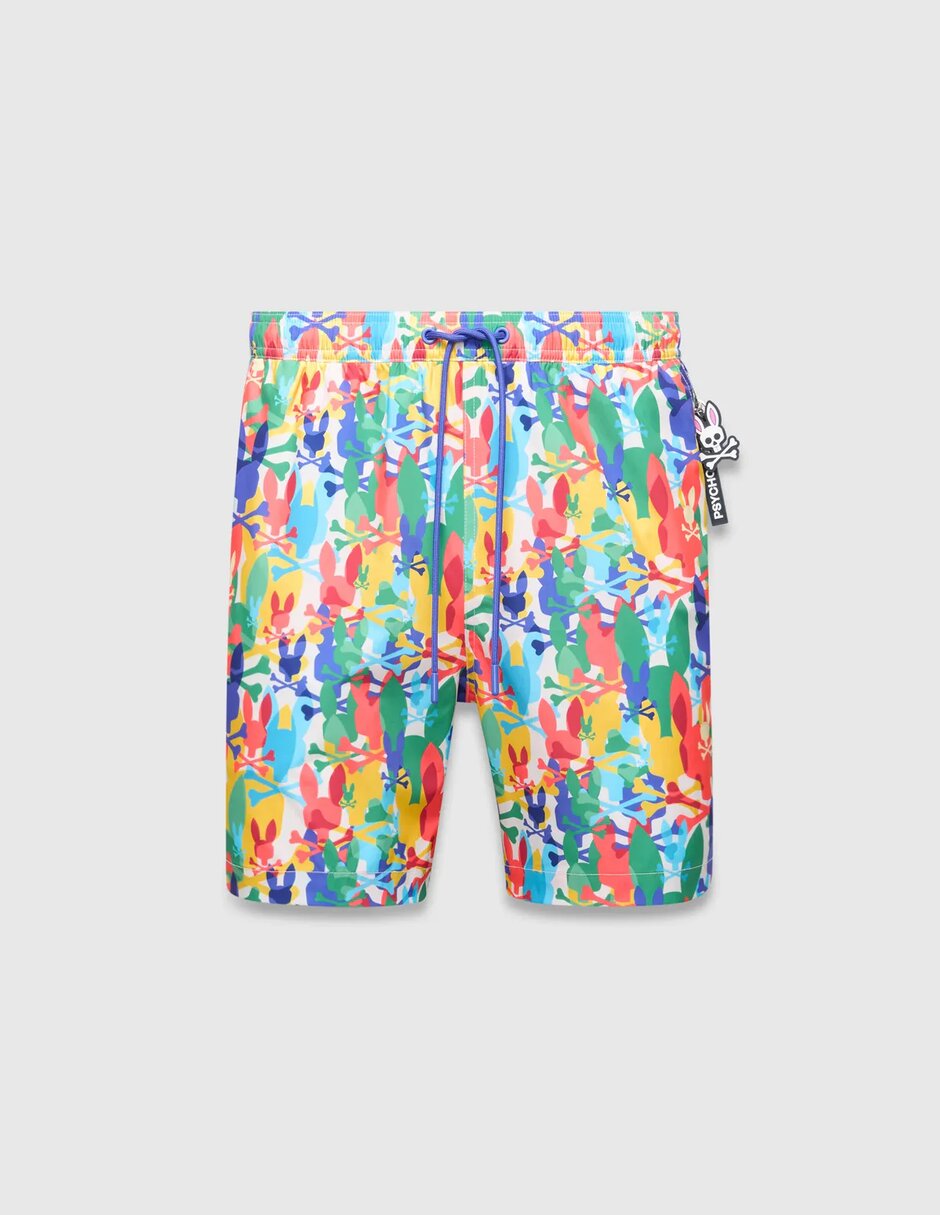 Traje de baño psycho bunny con bolsillos para hombre