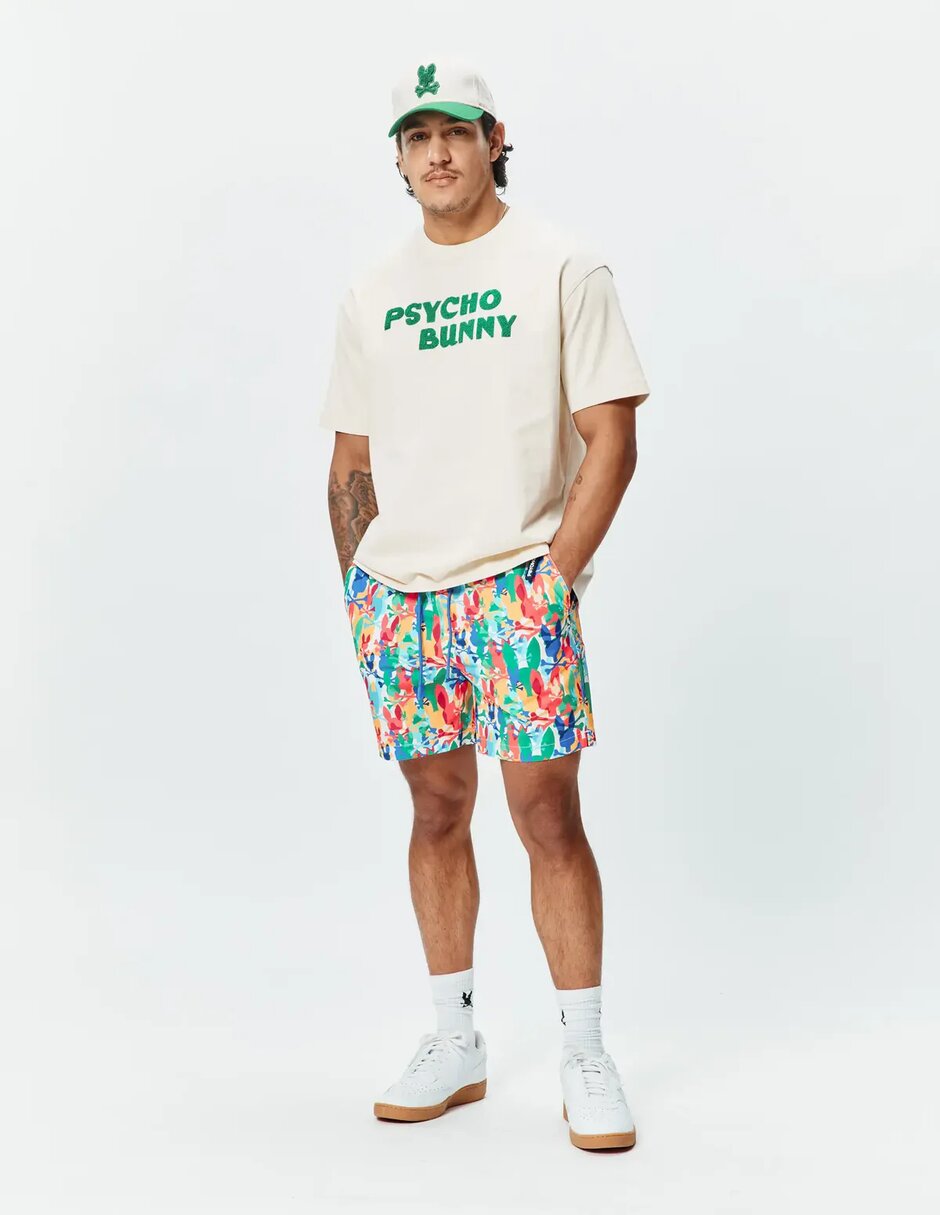Traje de baño psycho bunny con bolsillos para hombre