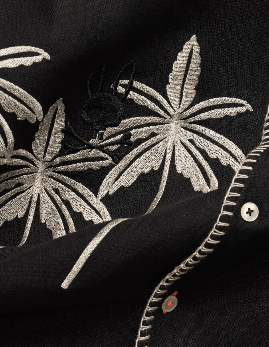 Camisa casual de algodón y lino manga corta para hombre 5