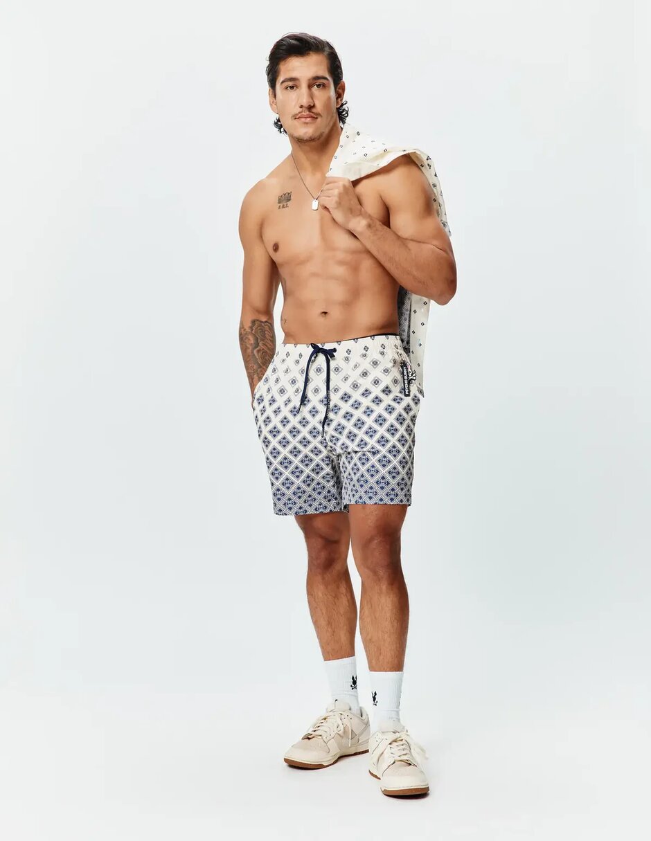 Traje de baño Psycho Bunny con bolsillos para hombre