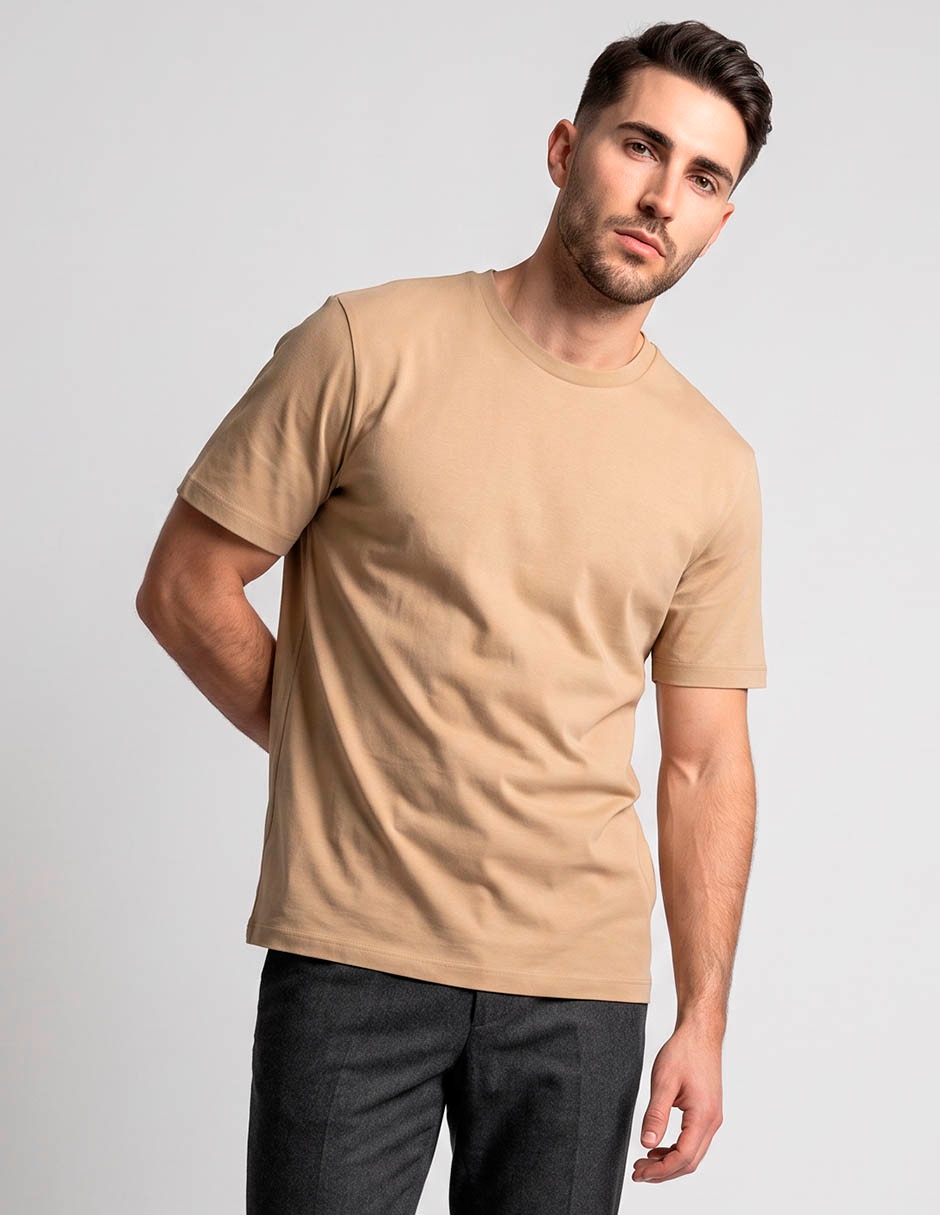 Playera cuello redondo para hombre