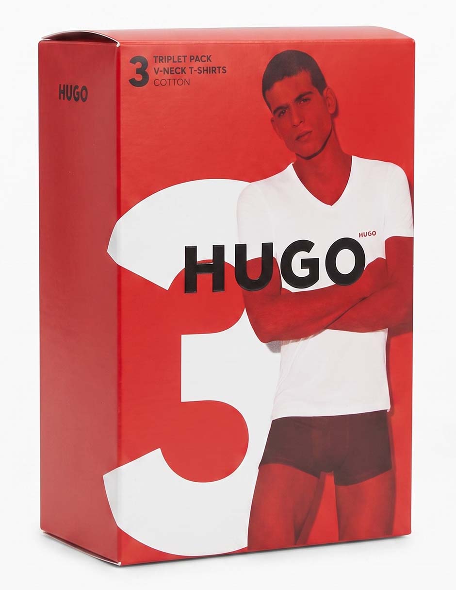 Set playera cuello v para hombre 3