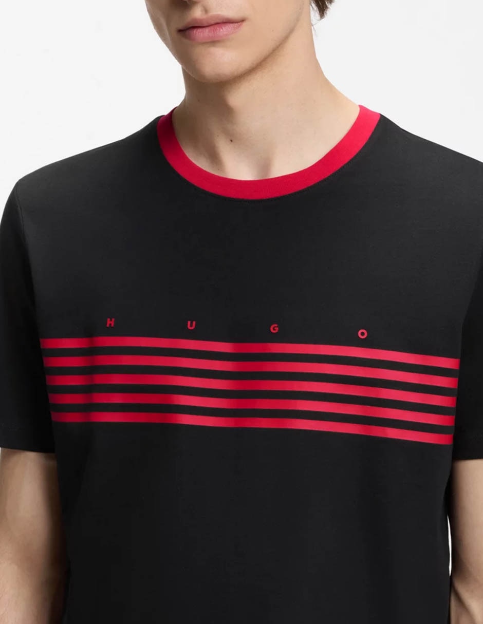 Playera Hugo cuello redondo para hombre