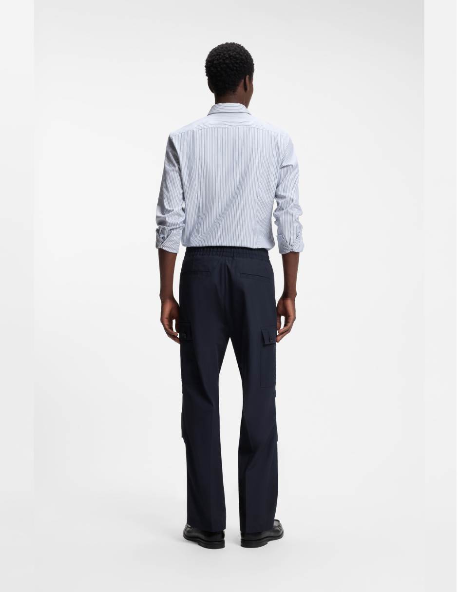 Pants regular con elástico para hombre 2