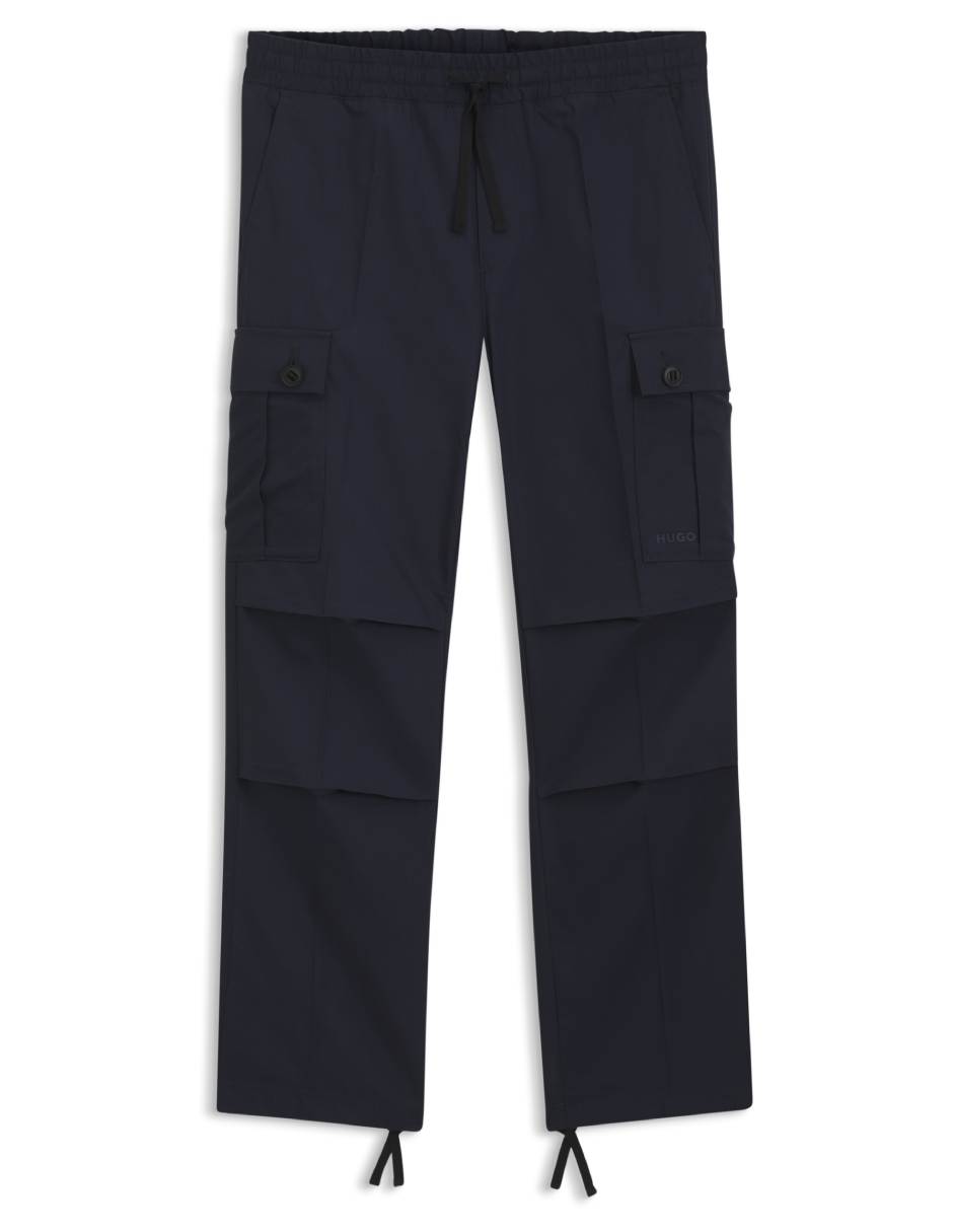 Pants regular con elástico para hombre 3