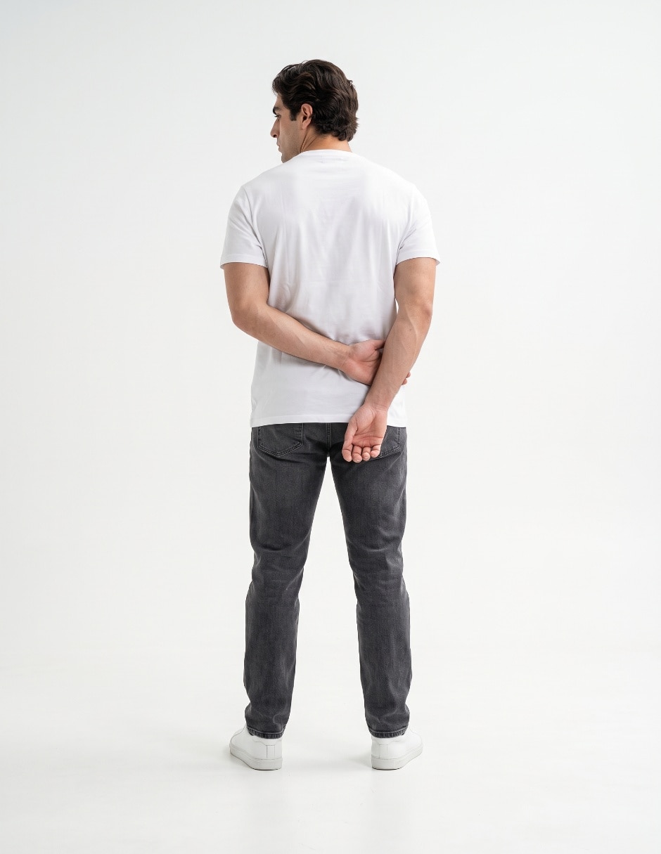 Playera cuello redondo para hombre 2
