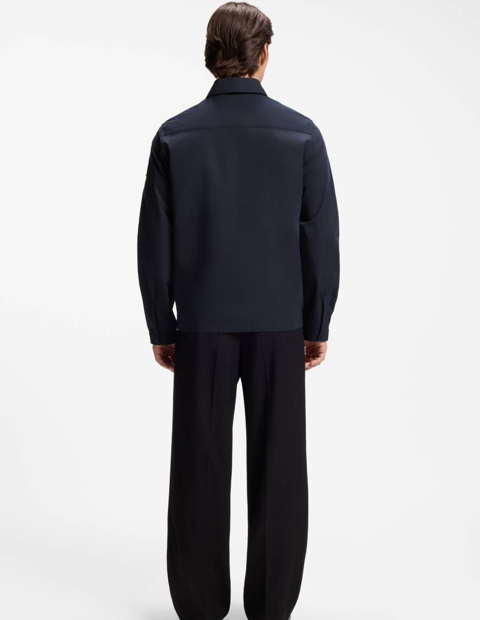 Chamarra casual hugode algodón para hombre 4